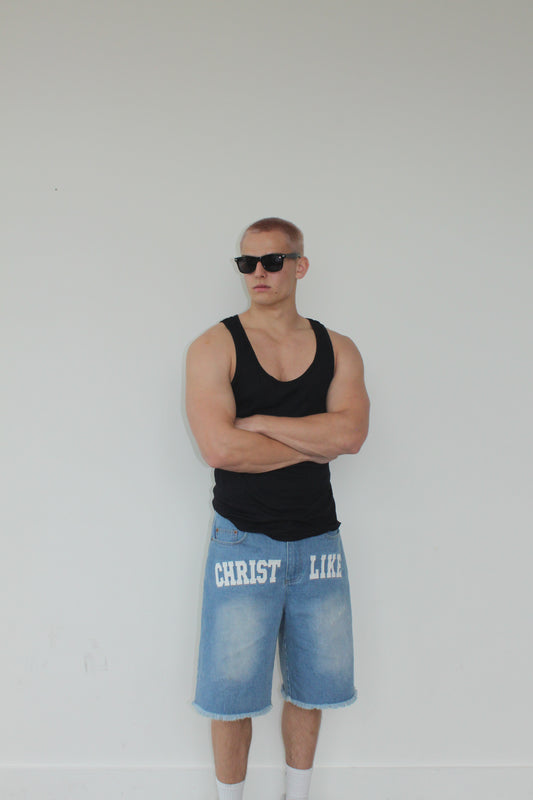 Premium 'CHRIS LIKE" Denim Jorts